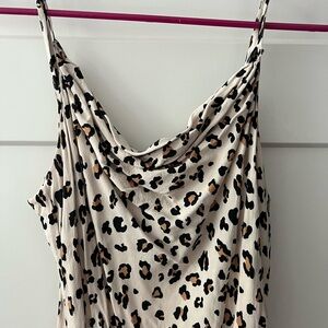 Leopard print dress